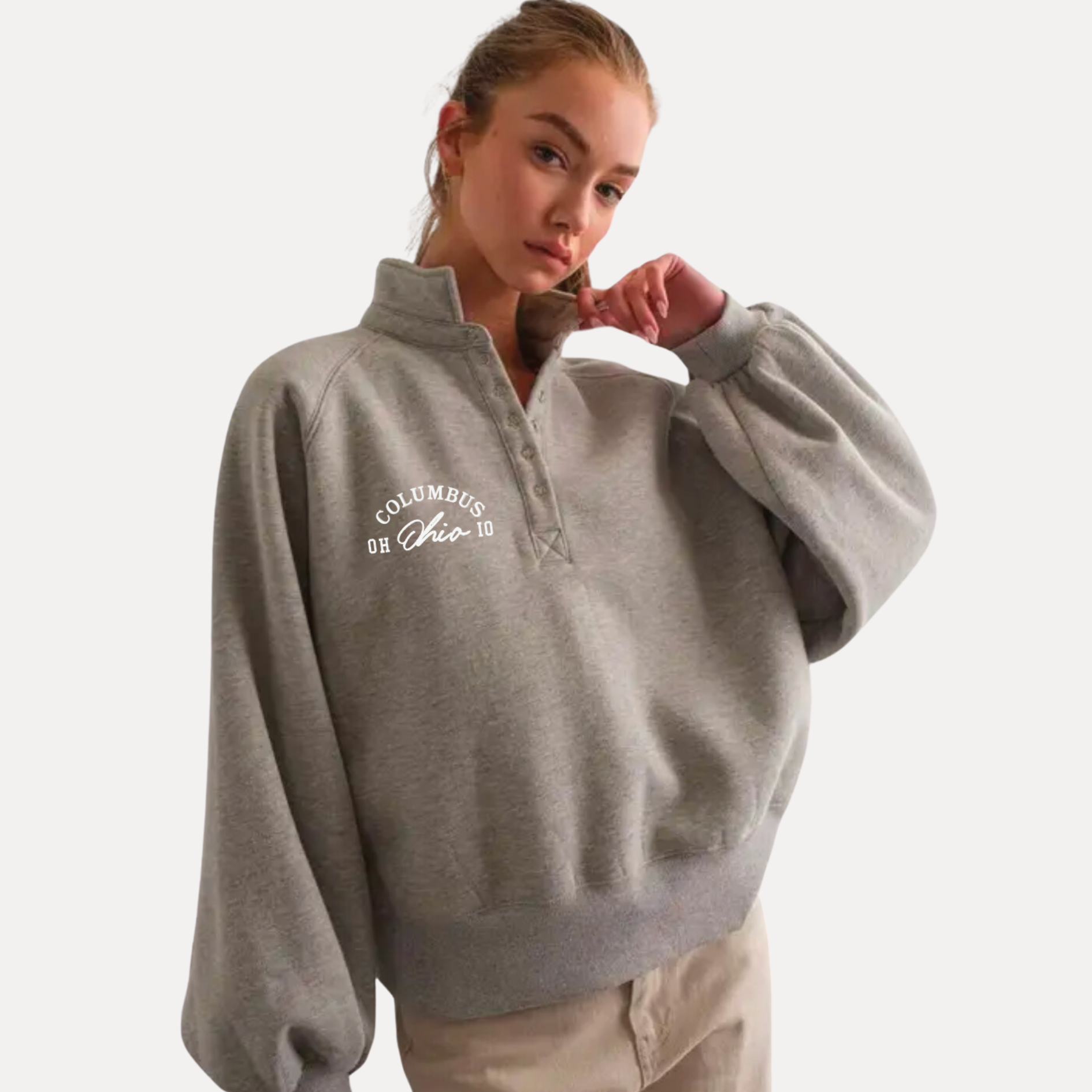 Pullover grey on sale