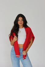 Load image into Gallery viewer, Raglan Buckeye Sweater (Red)
