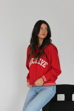 Load image into Gallery viewer, Raglan Buckeye Sweater (Red)
